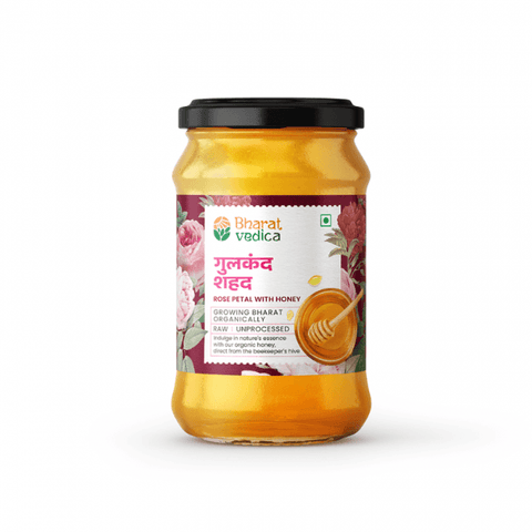 Rose Petal With Honey – Rose Honey by Bharat Vedica