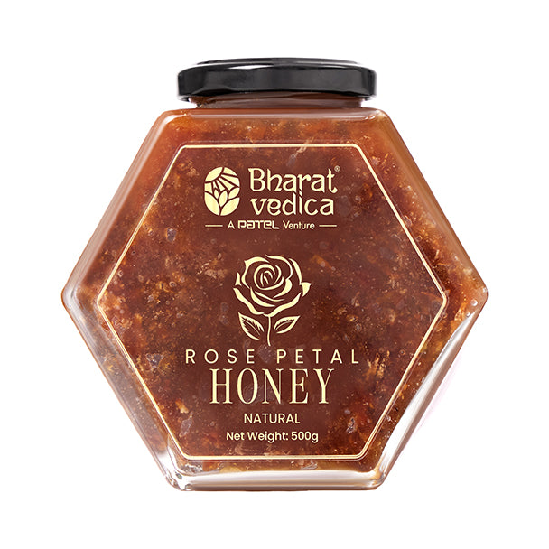Buy Rose Petal Honey Online | Bharat Vedica