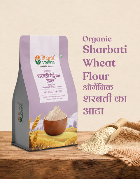 Organic Sharbati Wheat Flour - Organic Sharbati Gehu ka Atta