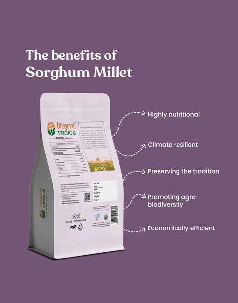 Organic Sorghum Millet - Organic Jowar
