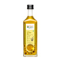 Bottle of Bharat Vedica Organic Wood Pressed Sunflower Oil on a white background.