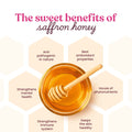 Benefit of saffron honey by Bharat Vedica