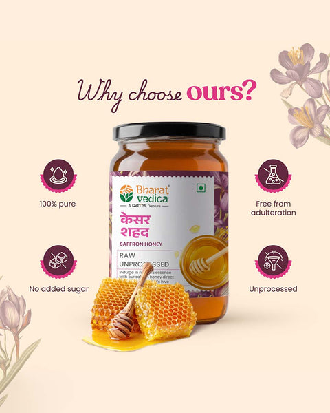Reasons why choose Bharat Vedica Saffron Honey