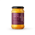Saffron Honey Best - Bharat Vedica’s Saffron Honey in an elegant glass jar back view