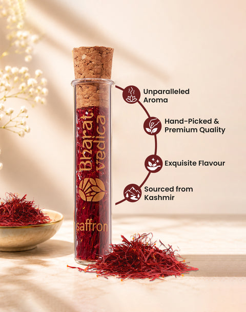 Halwa Delight Combo (1 kg Khapli Wheat Atta + Jaggery Powder + 2 g Kashmir Saffron)