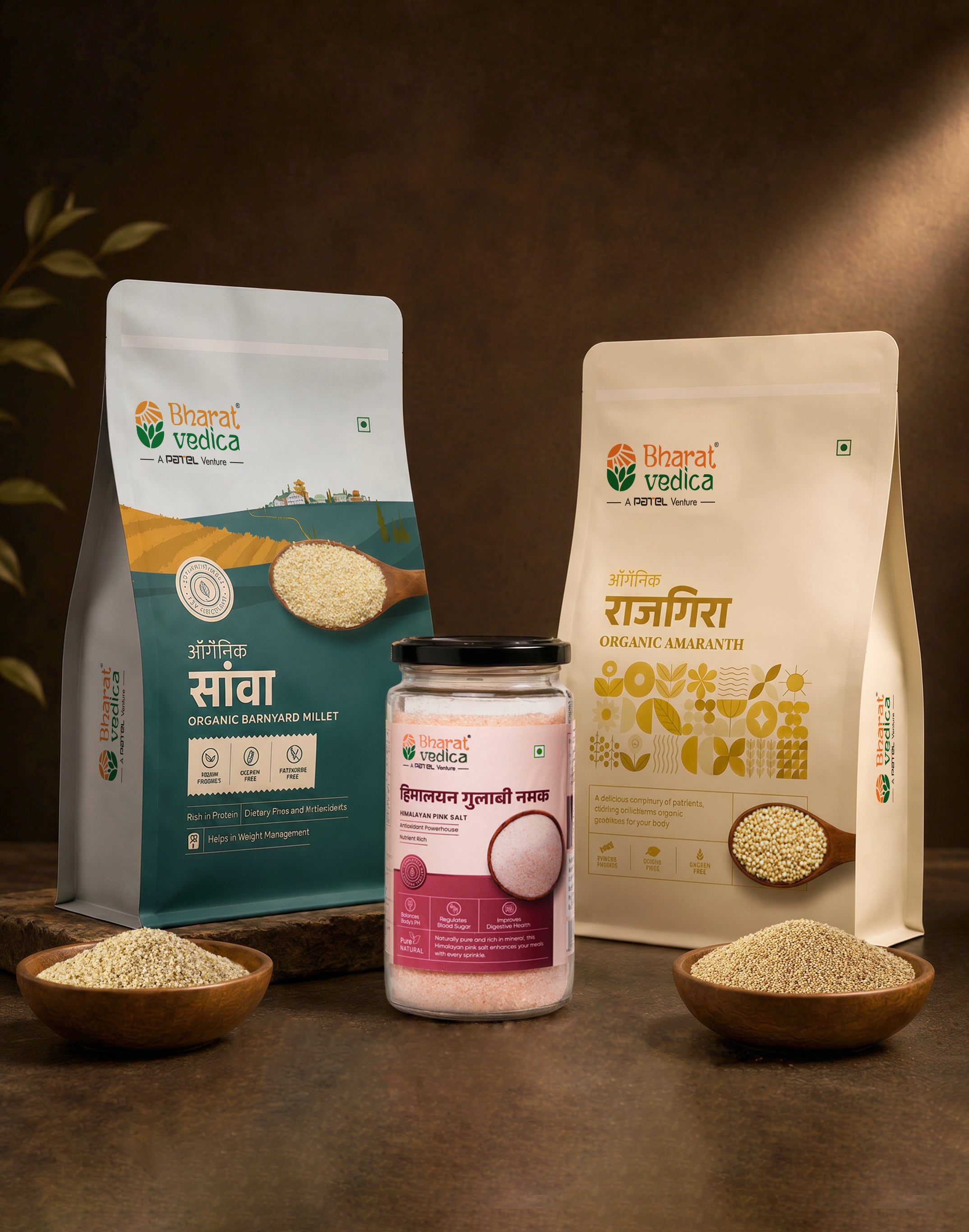 Vrat Combo (1 kg Organic Barnyard Millet + 1 kg Organic Amaranth + 400 gm Himalayan Pink Salt)