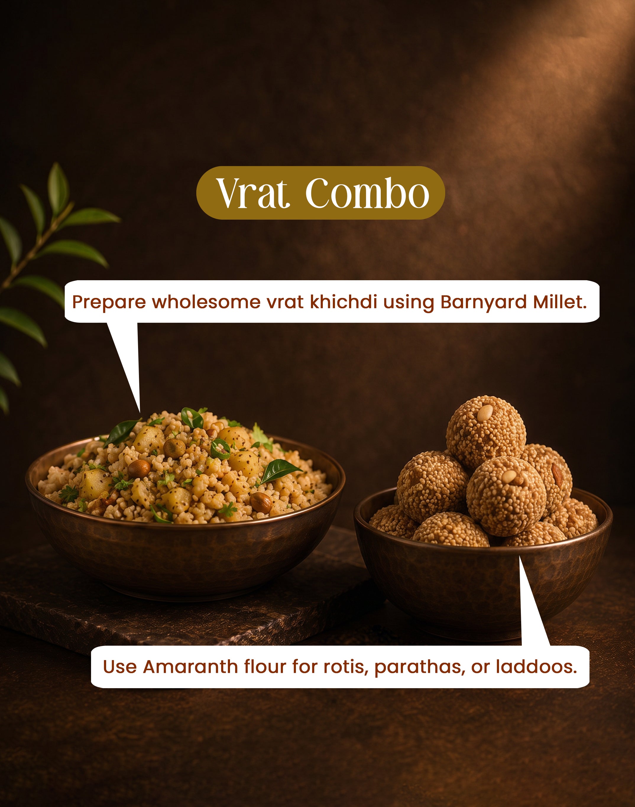 Vrat Combo (1 kg Organic Barnyard Millet + 1 kg Organic Amaranth + 400 gm Himalayan Pink Salt)