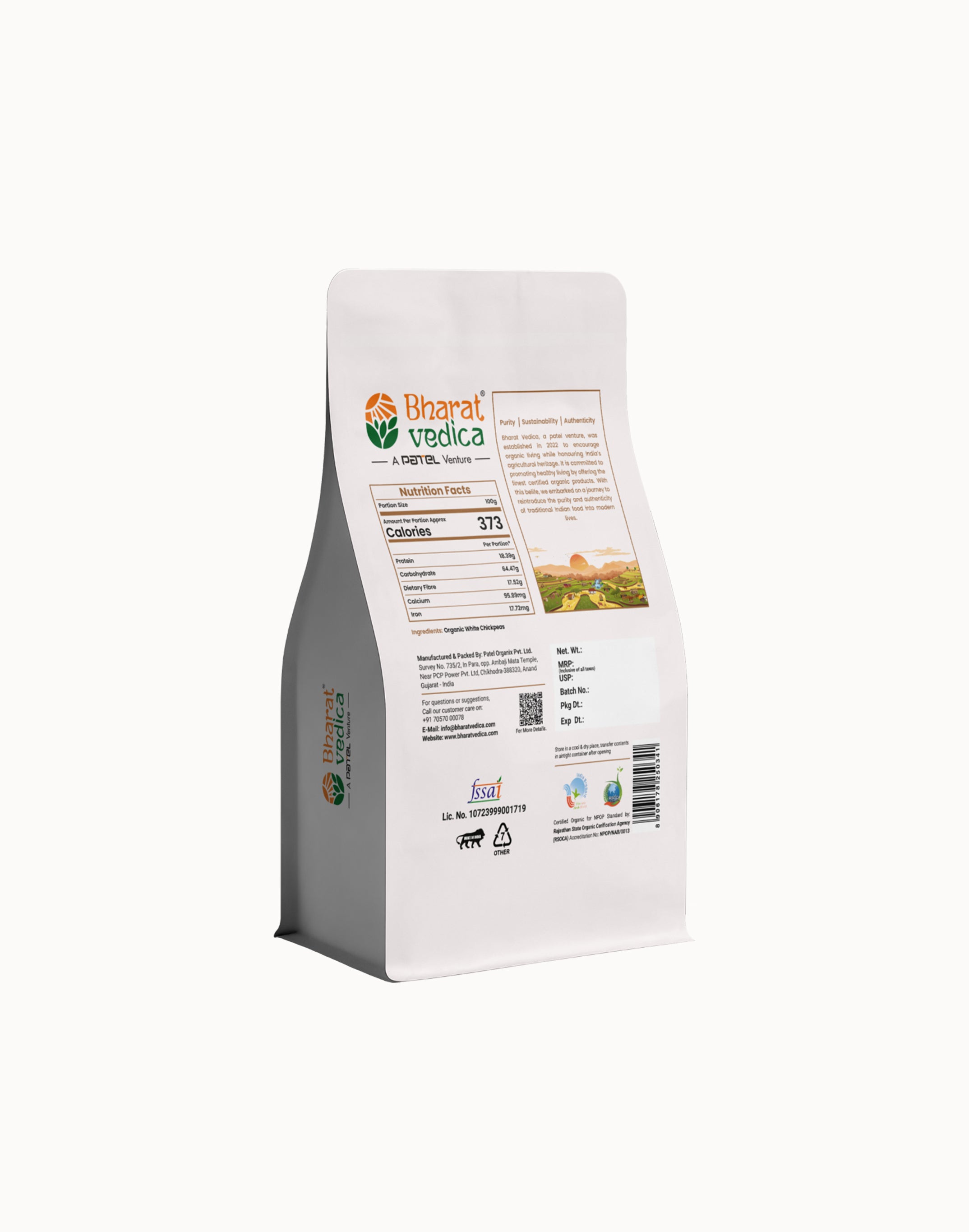 Organic White Chickpeas - Organic Kabuli Chana