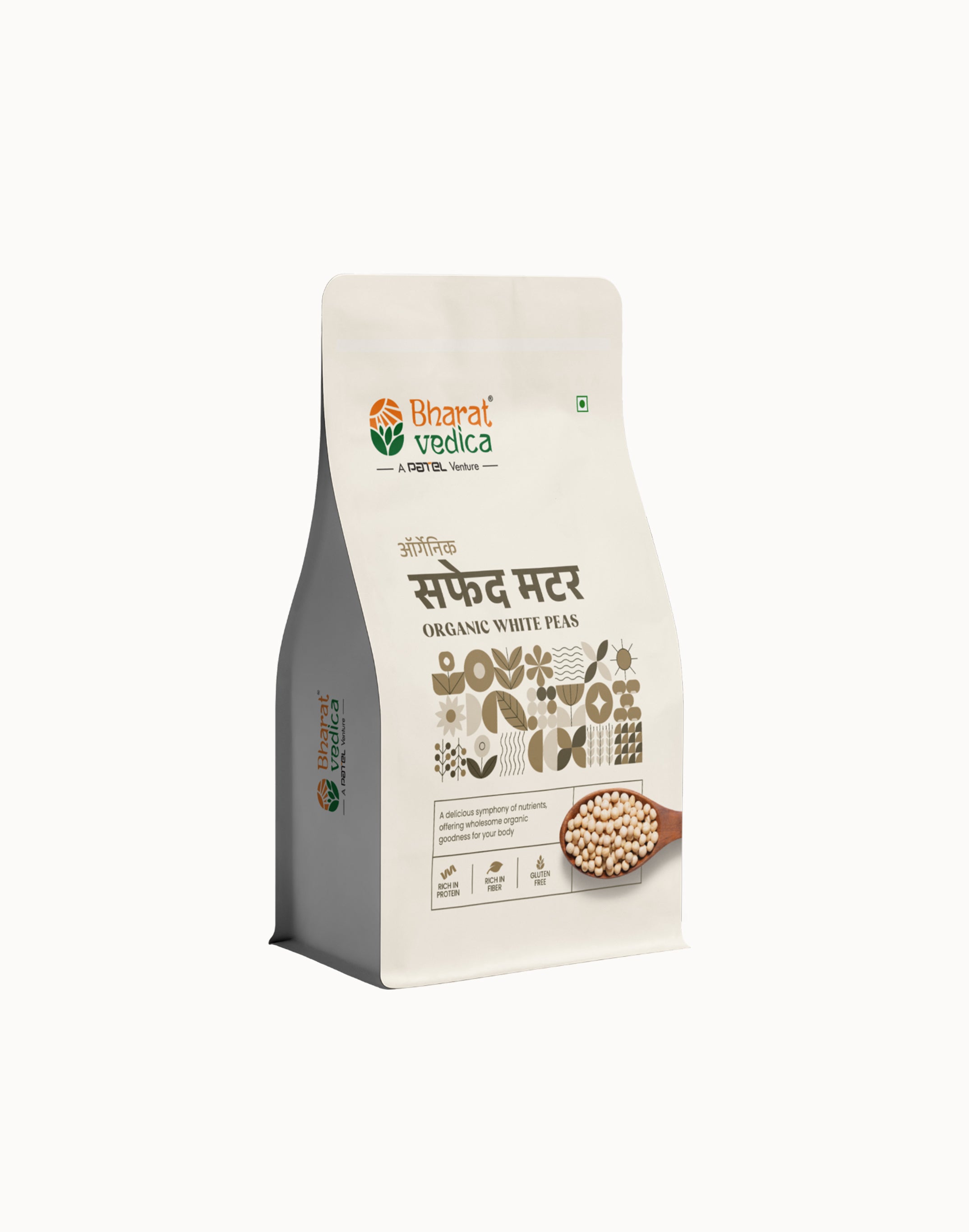 Organic White Peas - Organic Safed Matar