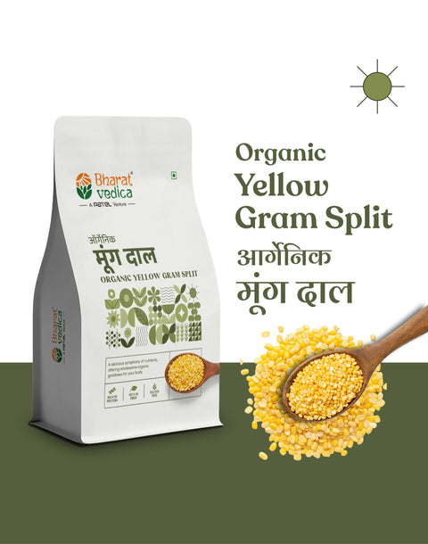 Organic Yellow Gram Split - Organic Moong Dal