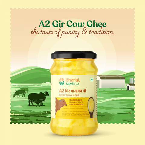 Organic cow ghee from Gir cows, 